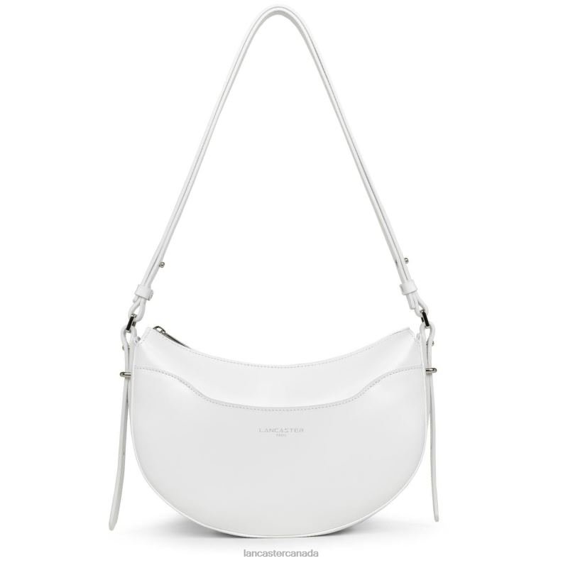 Women Half Moon Bag Suave Ace 4J6H423 Bag Blanc Lancaster Paris