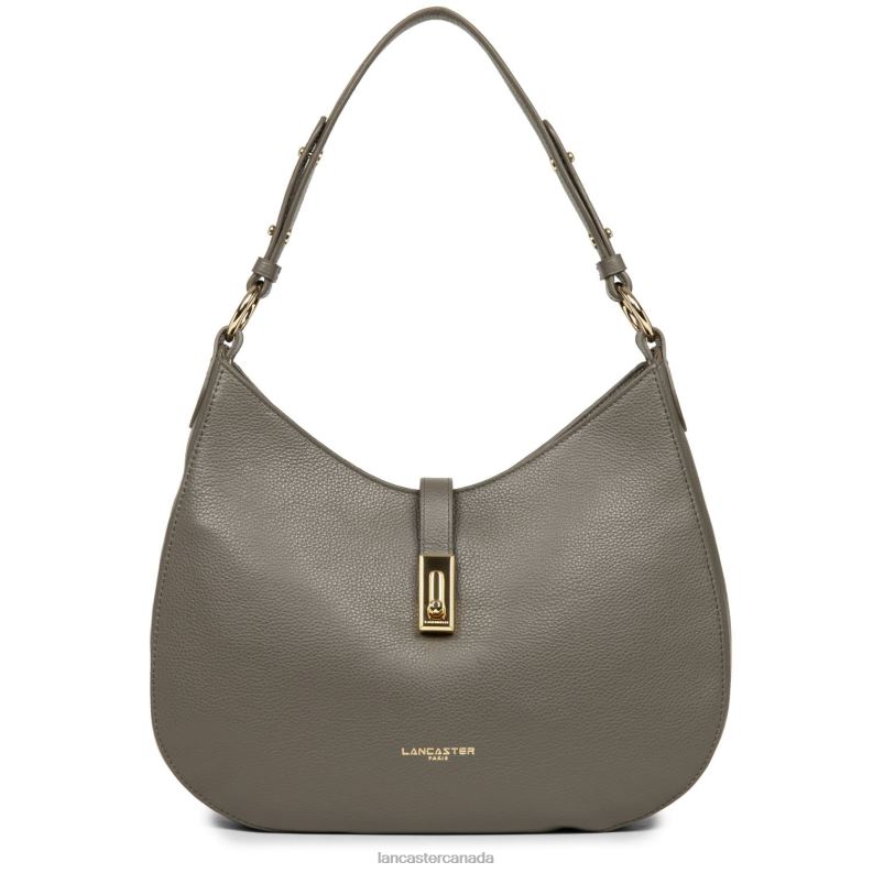 Women Large Shoulder Bag Foulonne Milano 4J6H3744 Bag Gris Lancaster Paris