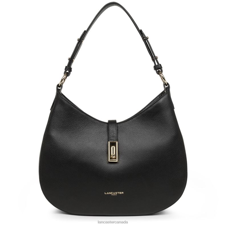 Women Large Shoulder Bag Foulonne Milano 4J6H3747 Bag Noir Lancaster Paris
