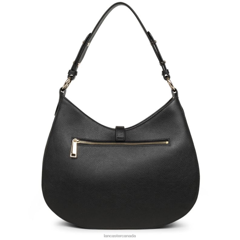 Women Large Shoulder Bag Foulonne Milano 4J6H3747 Bag Noir Lancaster Paris