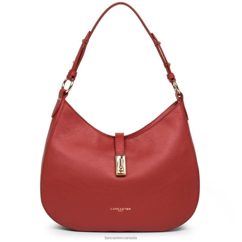 Women Large Shoulder Bag Foulonne Milano 4J6H3748 Bag Rouge Lancaster Paris