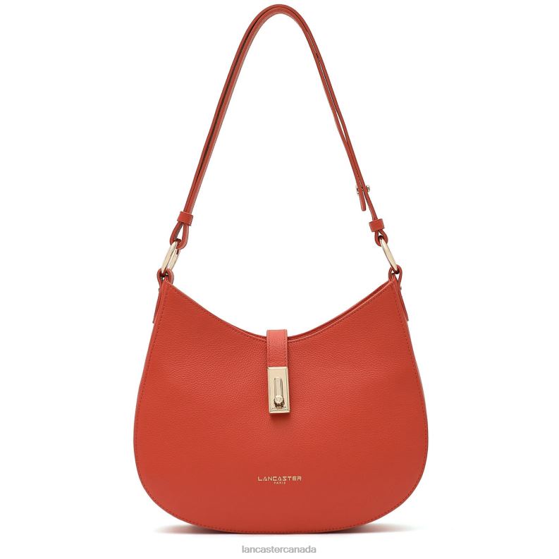 Women M Shoulder Bag Foulonne Milano 4J6H3764 Bag Orange Lancaster Paris