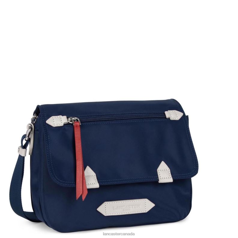 Women Messenger Bag Basic Sport 4J6H4095 Bag Bleu Fonce-Beige-Rouge Lancaster Paris