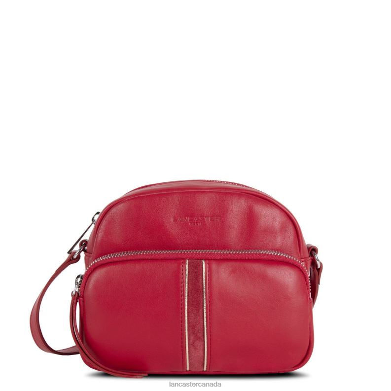 Women Reporter Bag Soft Melody 4J6H4006 Bag Rouge Lancaster Paris