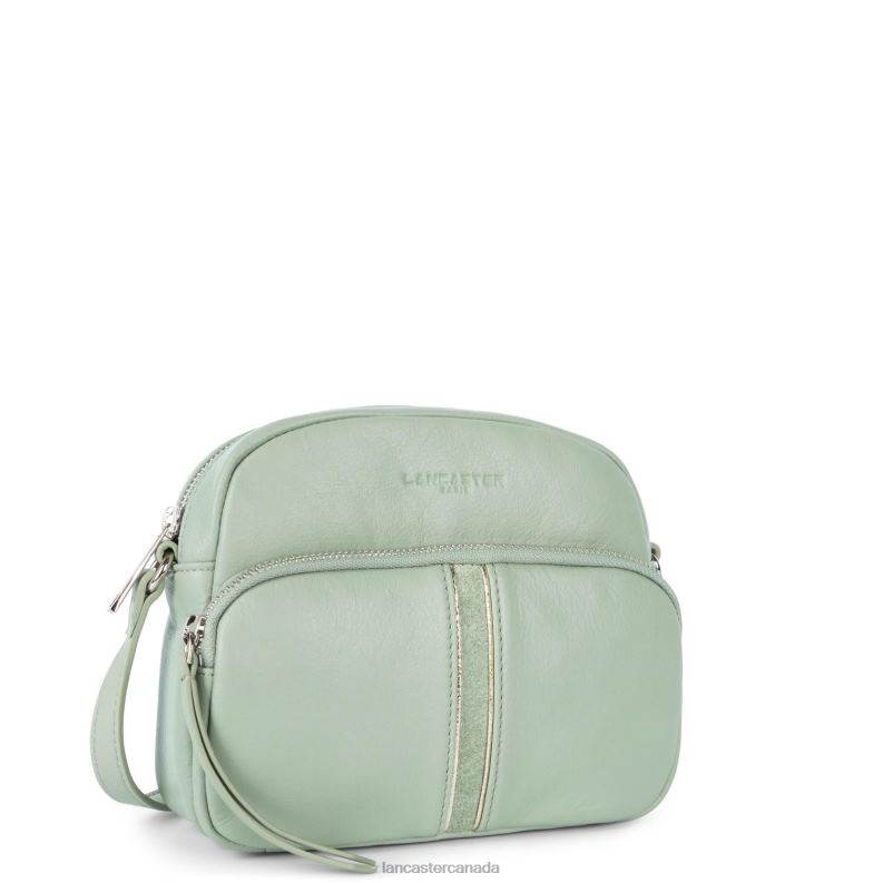 Women Reporter Bag Soft Melody 4J6H4017 Bag Vert Gris Lancaster Paris