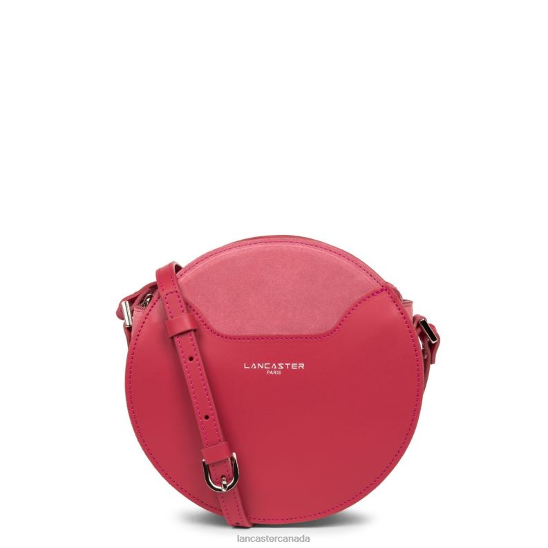 Women Round Bag Smooth Lune 4J6H4324 Bag Framboise Lancaster Paris