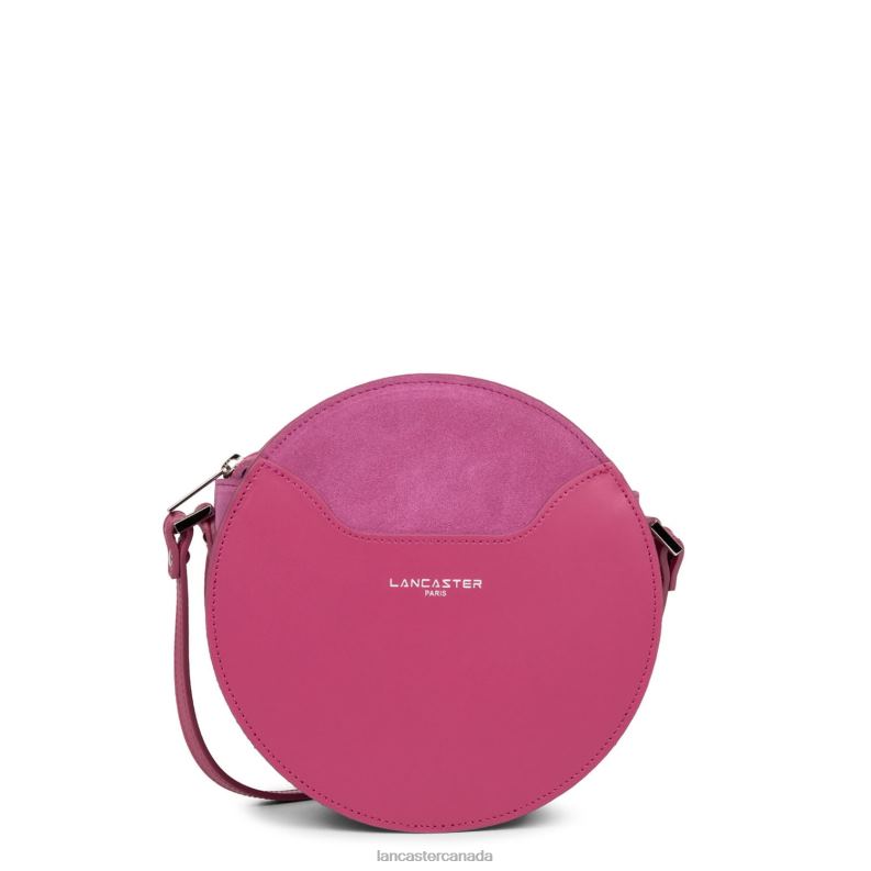 Women Round Bag Smooth Lune 4J6H4333 Bag Fuxia Lancaster Paris