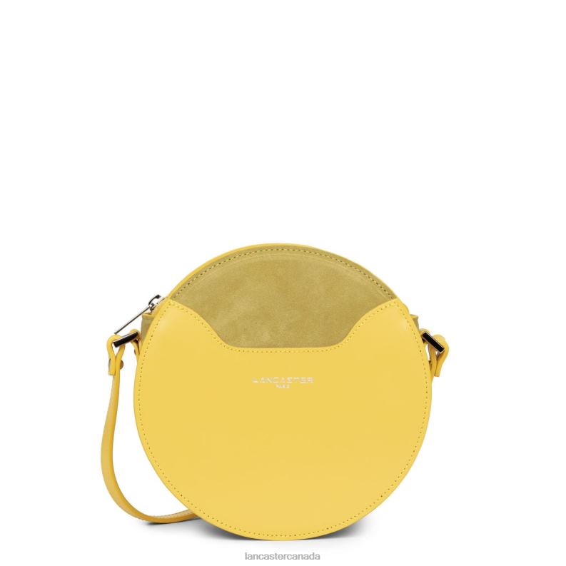 Women Round Bag Smooth Lune 4J6H4338 Bag Poussin Lancaster Paris