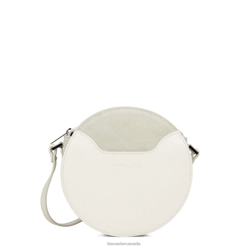 Women Round Bag Smooth Lune 4J6H4339 Bag Ecru Lancaster Paris