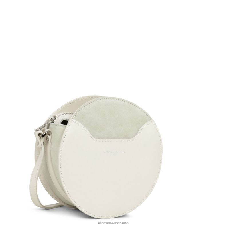 Women Round Bag Smooth Lune 4J6H4339 Bag Ecru Lancaster Paris