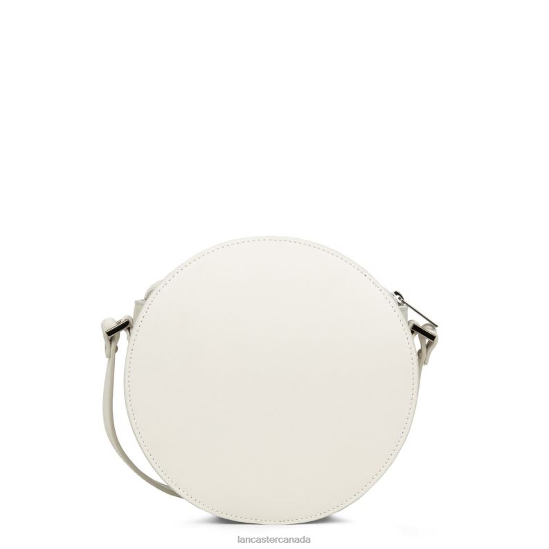 Women Round Bag Smooth Lune 4J6H4339 Bag Ecru Lancaster Paris