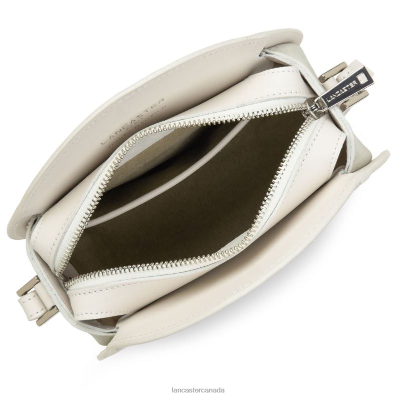 Women Round Bag Smooth Lune 4J6H4339 Bag Ecru Lancaster Paris