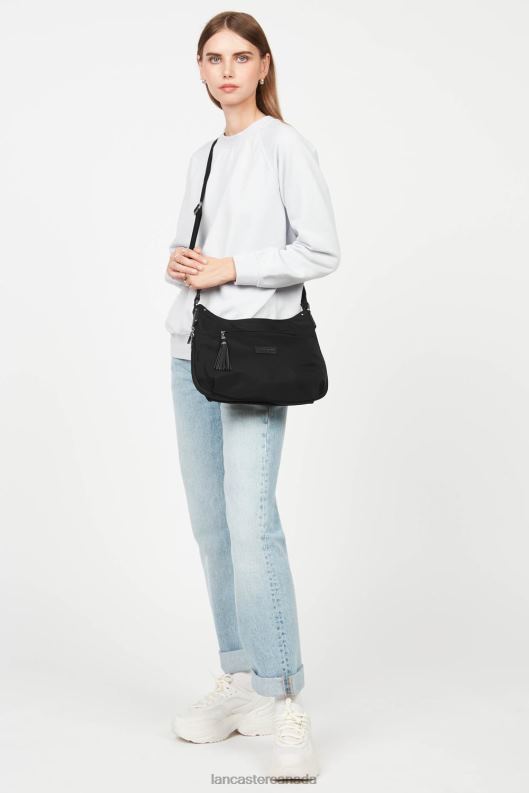 Women Shoulder Bag Basic Pompon 4J6H4042 Bag Noir Lancaster Paris