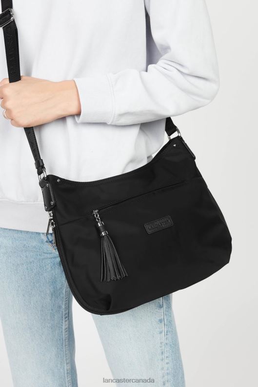 Women Shoulder Bag Basic Pompon 4J6H4042 Bag Noir Lancaster Paris