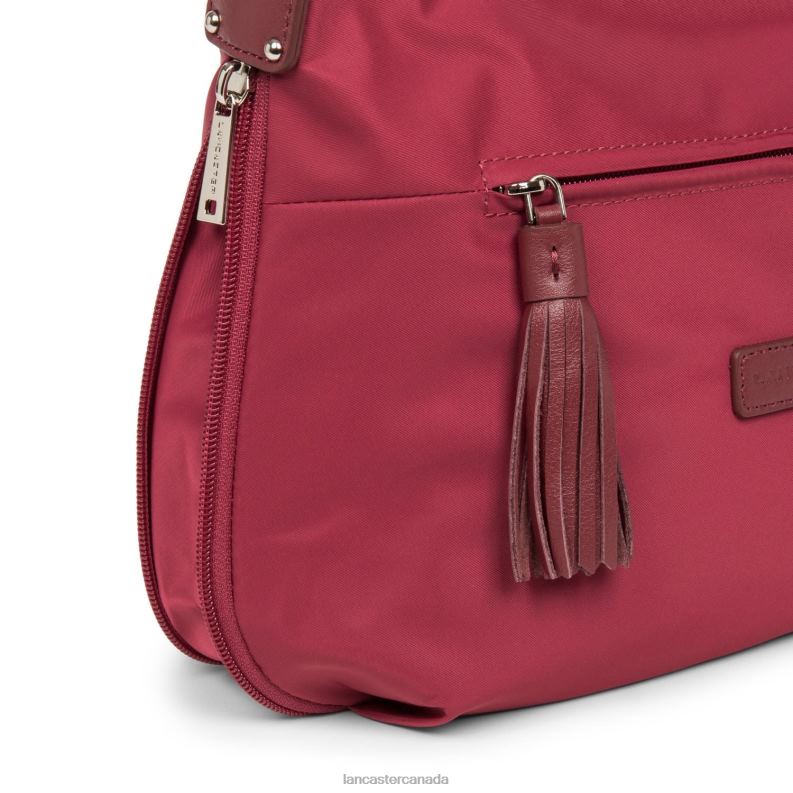 Women Shoulder Bag Basic Pompon 4J6H4047 Bag Framboise Lancaster Paris