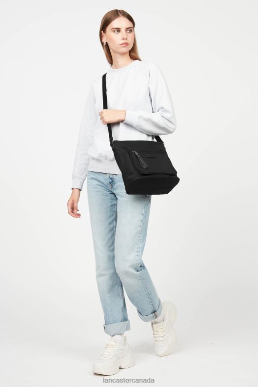 Women Shoulder Bag Basic Pompon 4J6H4055 Bag Noir Lancaster Paris