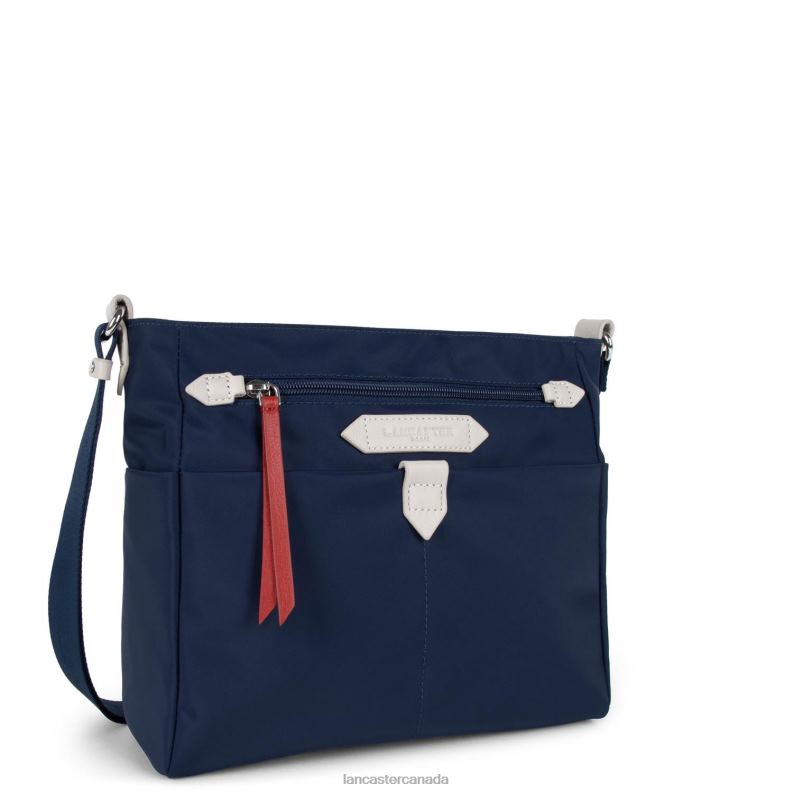 Women Shoulder Bag Basic Sport 4J6H4314 Bag Bleu Fonce-Beige-Rouge Lancaster Paris