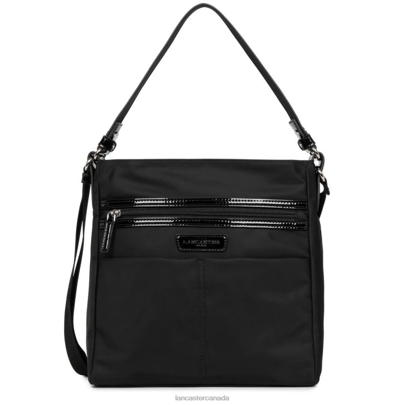 Women Shoulder Bag Basic Verni 4J6H4125 Bag Noir Lancaster Paris