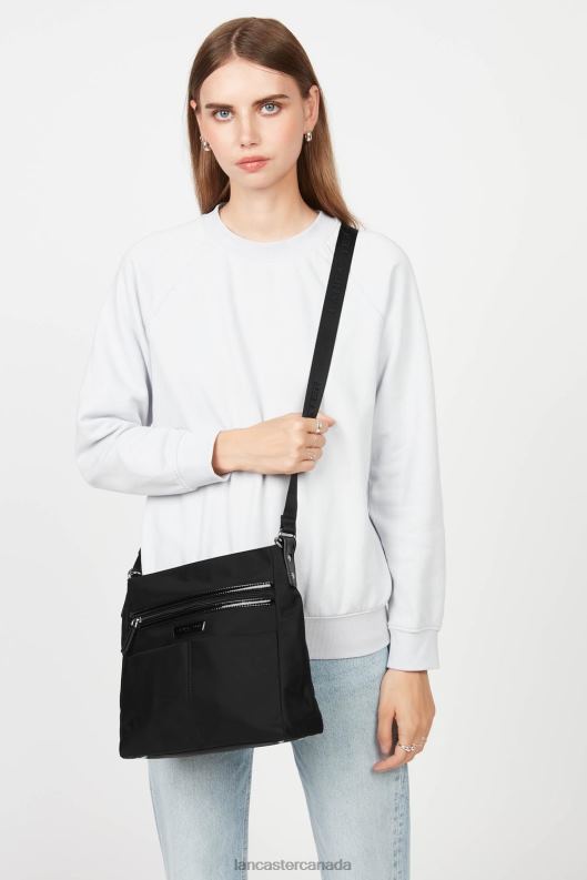 Women Shoulder Bag Basic Verni 4J6H4125 Bag Noir Lancaster Paris