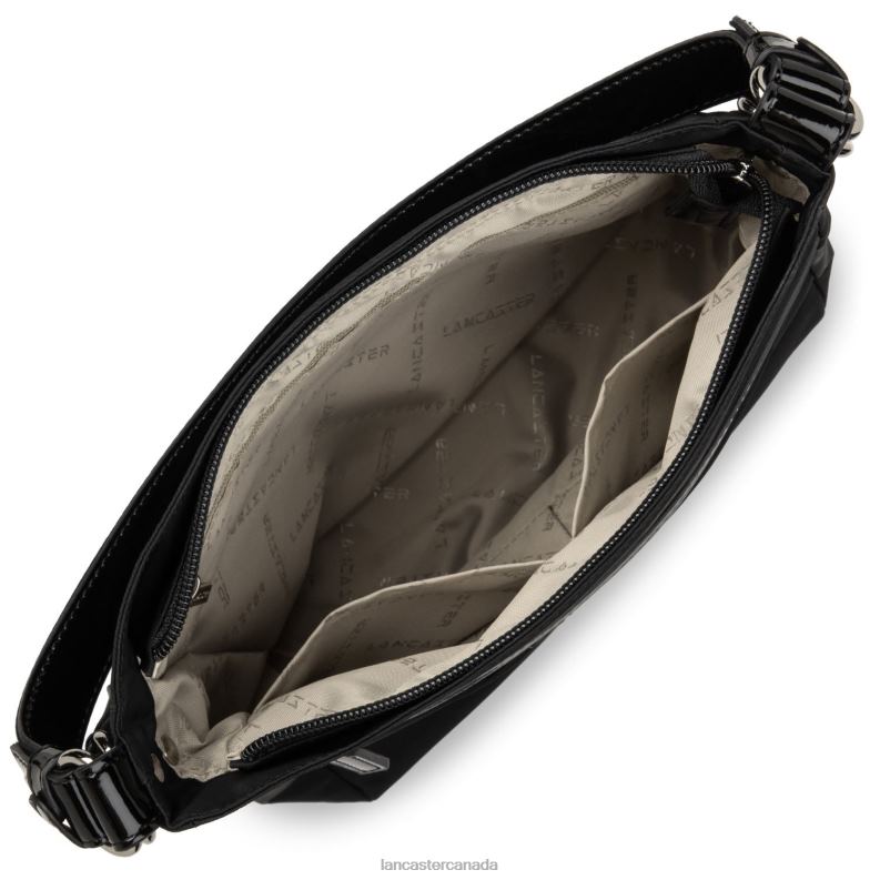 Women Shoulder Bag Basic Verni 4J6H4125 Bag Noir Lancaster Paris