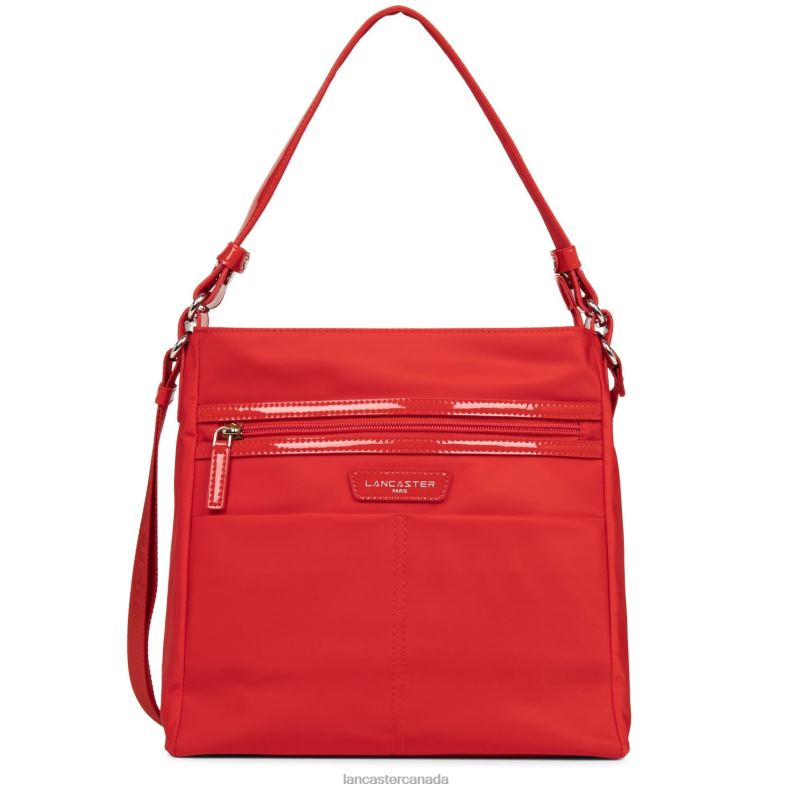 Women Shoulder Bag Basic Verni 4J6H4129 Bag Rouge Lancaster Paris