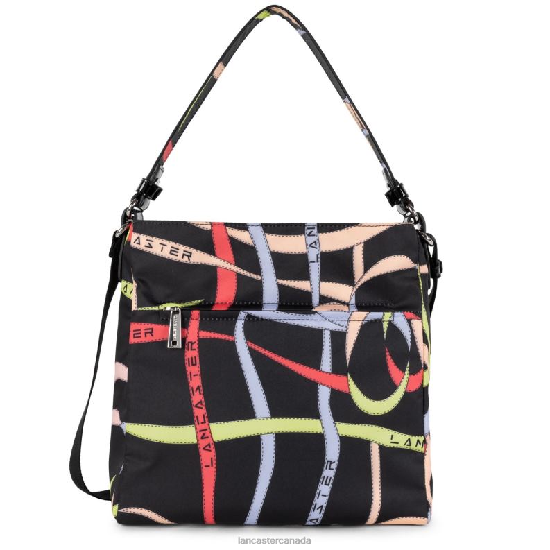 Women Shoulder Bag Basic Verni 4J6H4132 Bag Multi Ruban Lancaster Paris