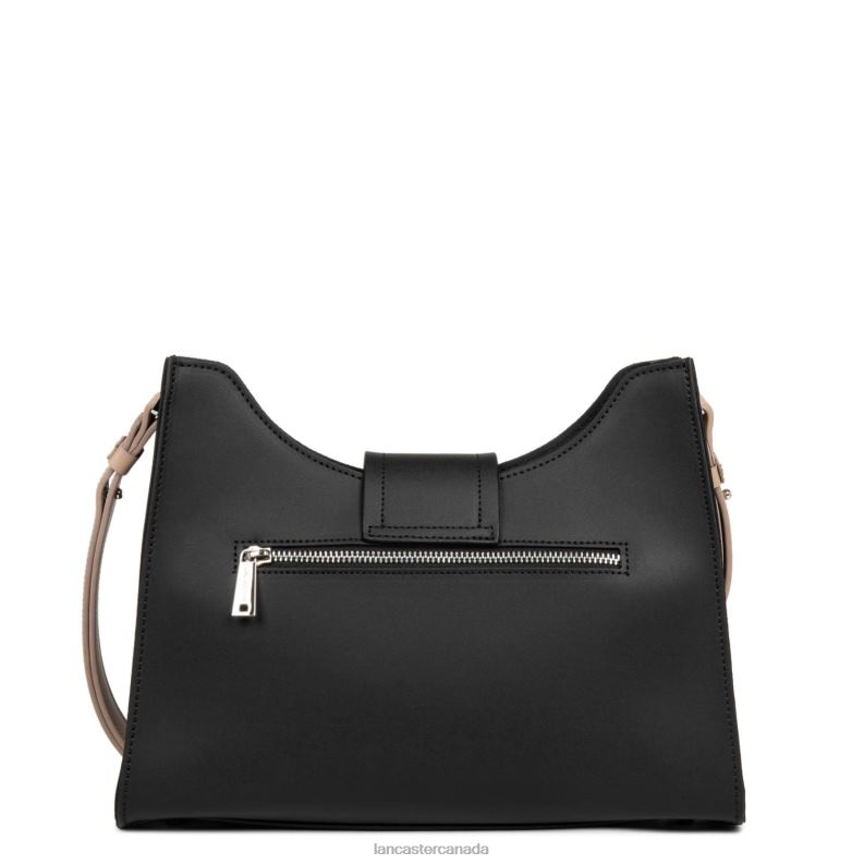Women Shoulder Bag City Mae 4J6H3580 Bag Noir-Nude Lancaster Paris