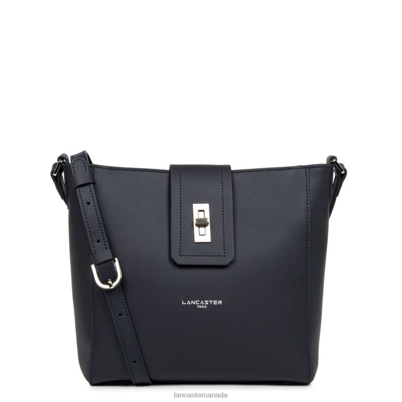 Women Shoulder Bag City Mae 4J6H4292 Bag Bleu Fonce Lancaster Paris