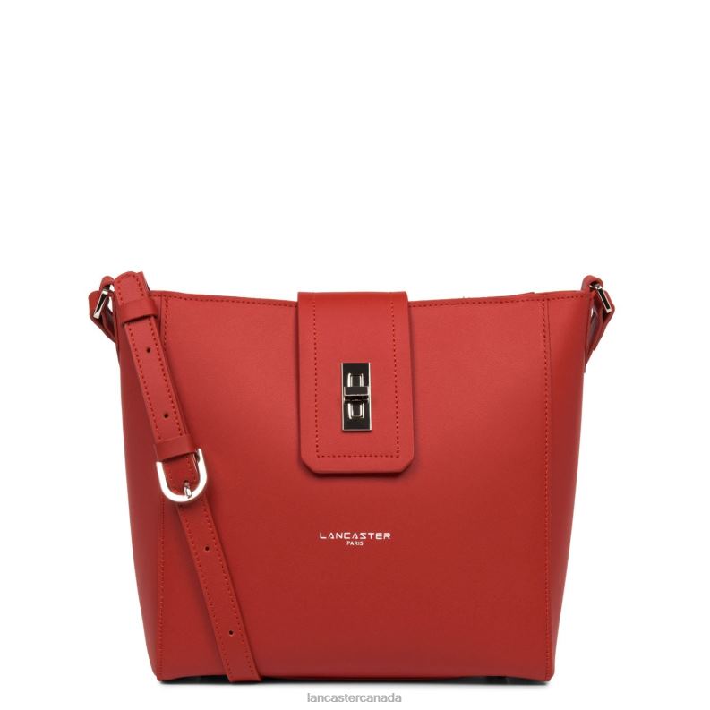 Women Shoulder Bag City Mae 4J6H4293 Bag Rouge Lancaster Paris