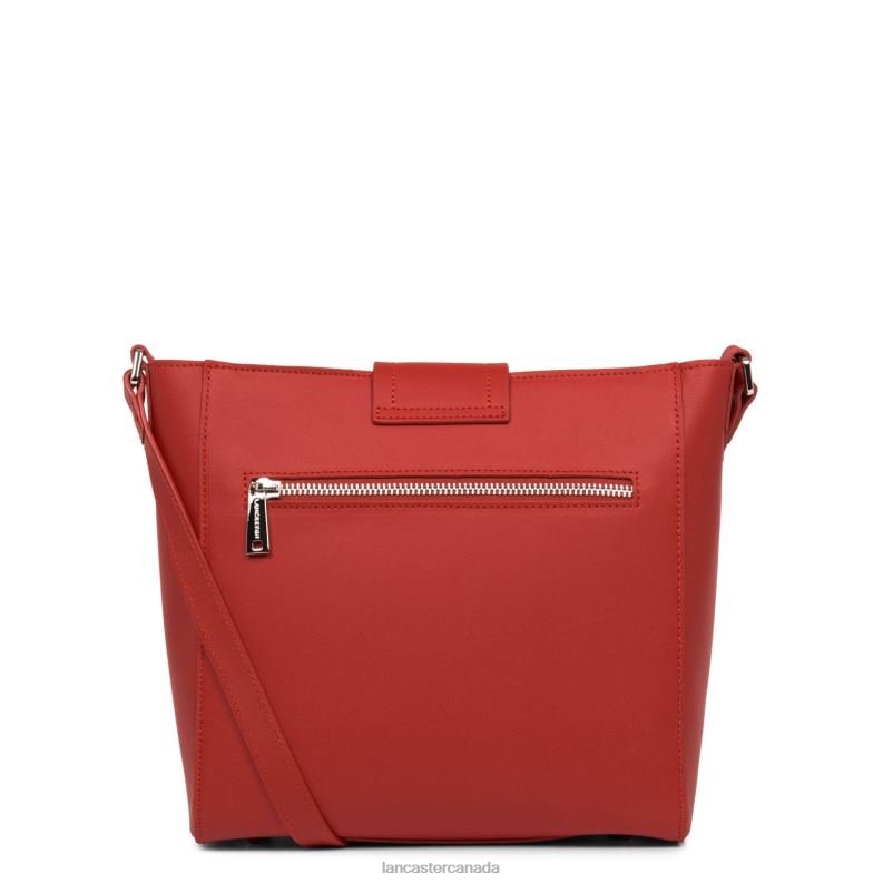 Women Shoulder Bag City Mae 4J6H4293 Bag Rouge Lancaster Paris