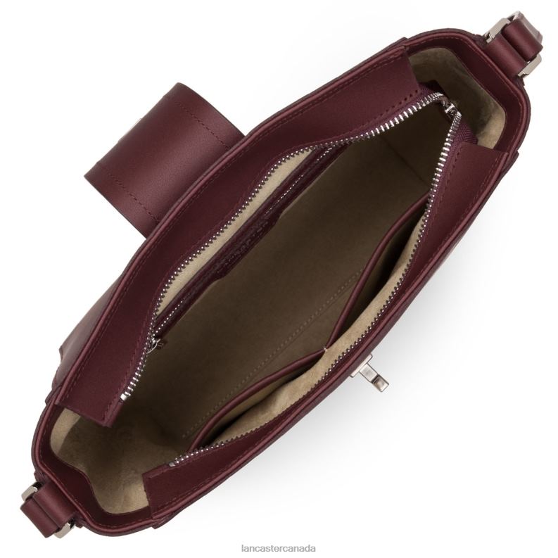 Women Shoulder Bag City Mae 4J6H4295 Bag Pourpre Lancaster Paris
