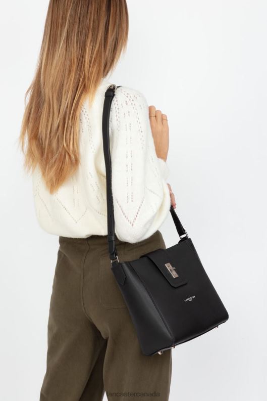 Women Shoulder Bag City Mae 4J6H4297 Bag Noir Lancaster Paris