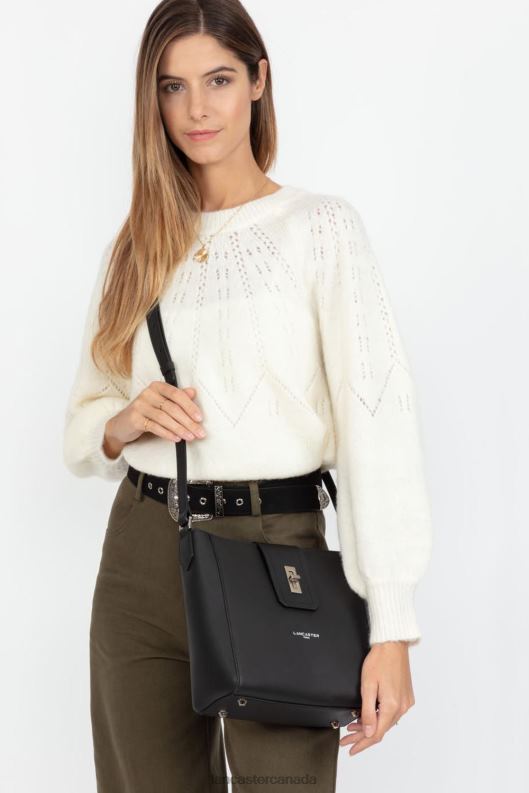 Women Shoulder Bag City Mae 4J6H4297 Bag Noir Lancaster Paris