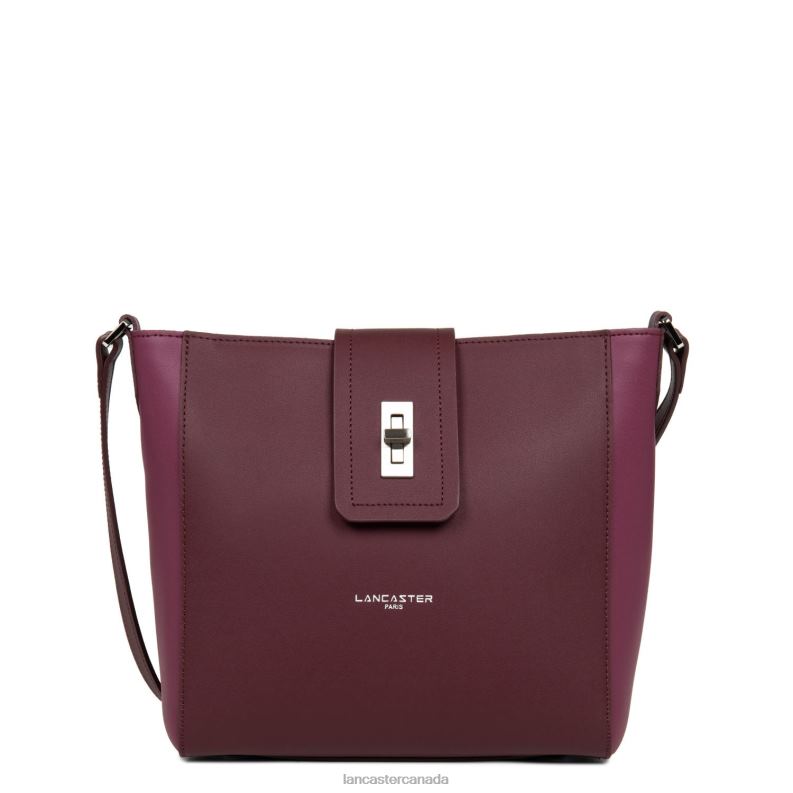 Women Shoulder Bag City Mae 4J6H4306 Bag Pourpre-Orchidee Lancaster Paris