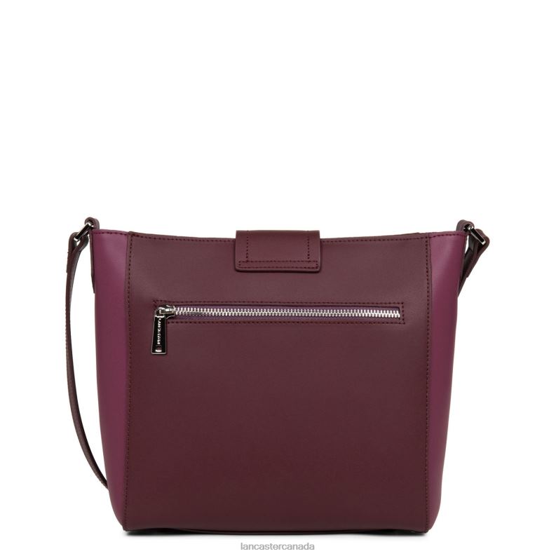 Women Shoulder Bag City Mae 4J6H4306 Bag Pourpre-Orchidee Lancaster Paris