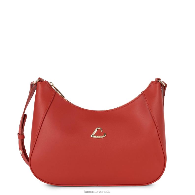 Women Shoulder Bag City Philos 4J6H3309 Bag Rouge Lancaster Paris