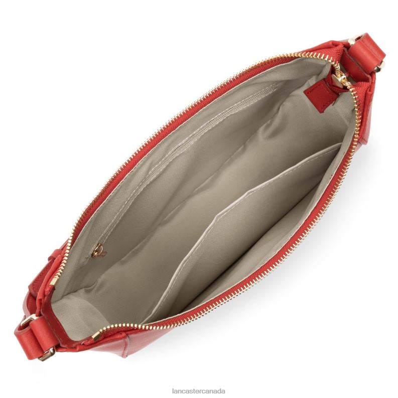 Women Shoulder Bag City Philos 4J6H3309 Bag Rouge Lancaster Paris