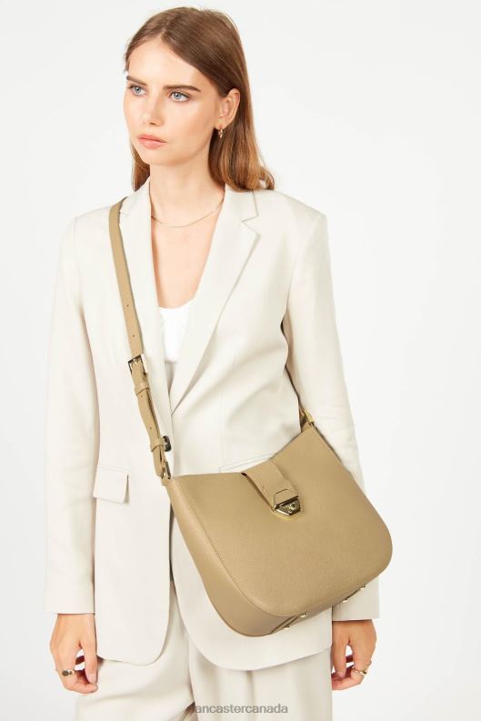 Women Shoulder Bag Delphino 4J6H2498 Bag Naturel Lancaster Paris