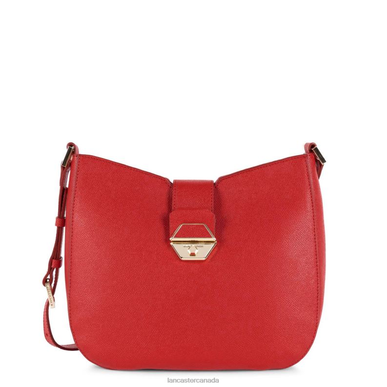 Women Shoulder Bag Delphino 4J6H2499 Bag Rouge Lancaster Paris