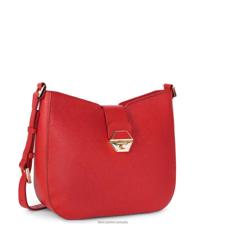Women Shoulder Bag Delphino 4J6H2499 Bag Rouge Lancaster Paris