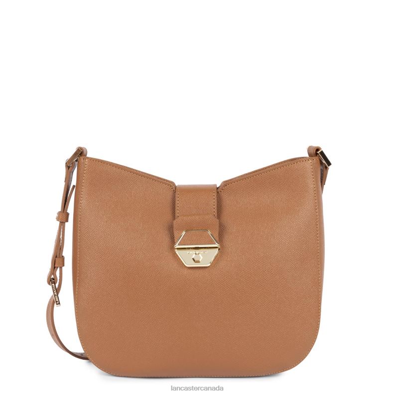 Women Shoulder Bag Delphino 4J6H2501 Bag Camel Lancaster Paris