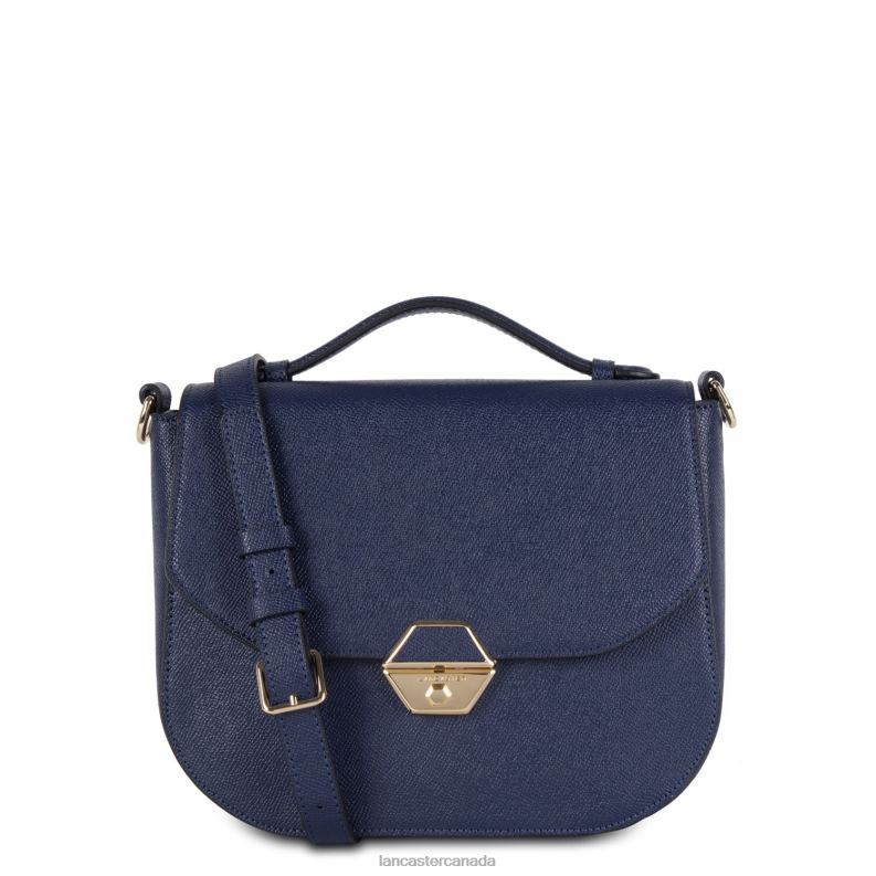 Women Shoulder Bag Delphino 4J6H3858 Bag Bleu Fonce Lancaster Paris