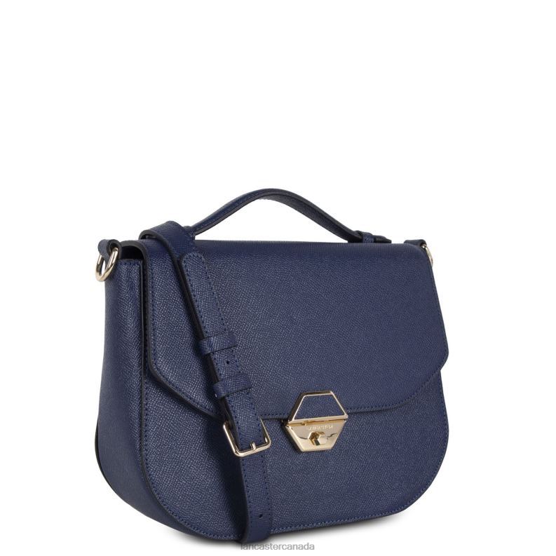 Women Shoulder Bag Delphino 4J6H3858 Bag Bleu Fonce Lancaster Paris