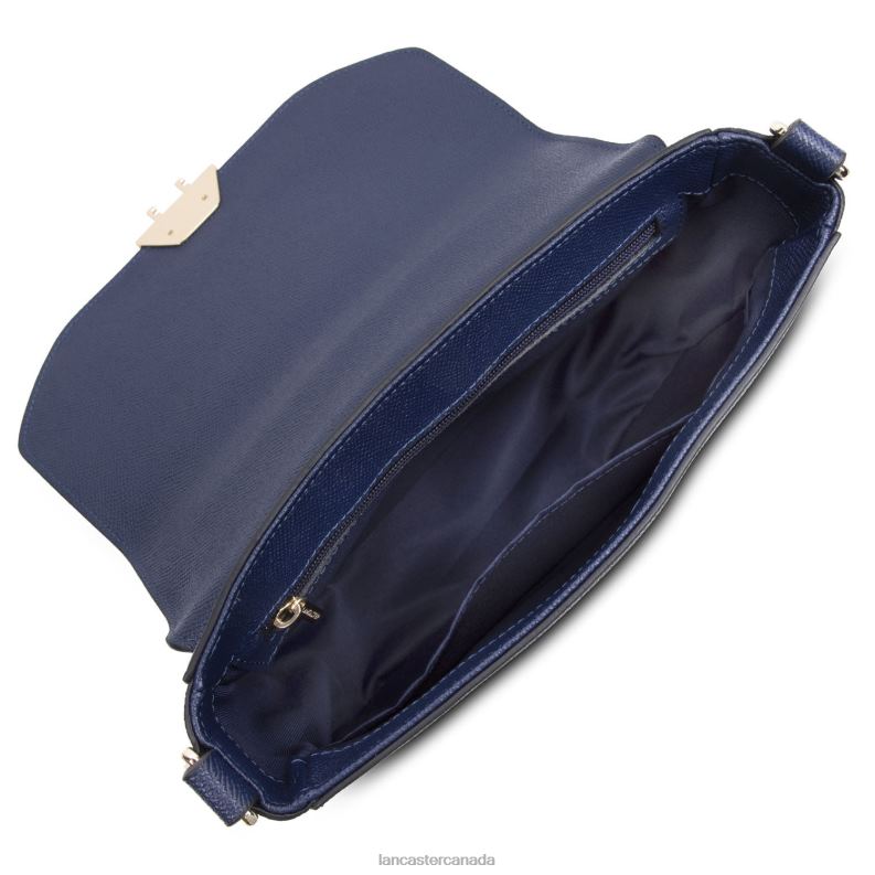 Women Shoulder Bag Delphino 4J6H3858 Bag Bleu Fonce Lancaster Paris