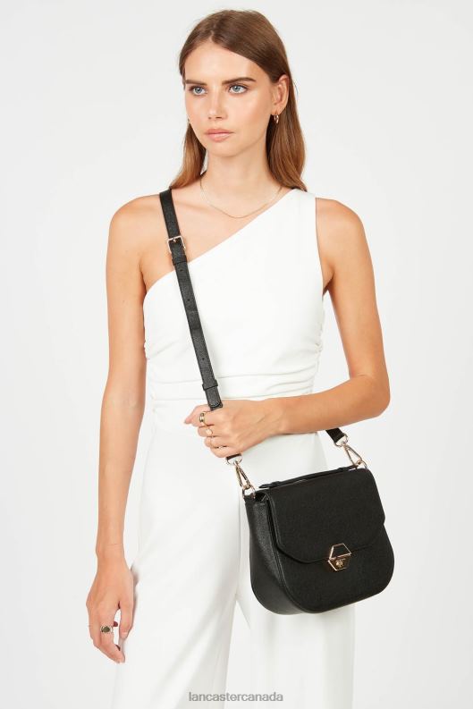 Women Shoulder Bag Delphino 4J6H3859 Bag Noir Lancaster Paris