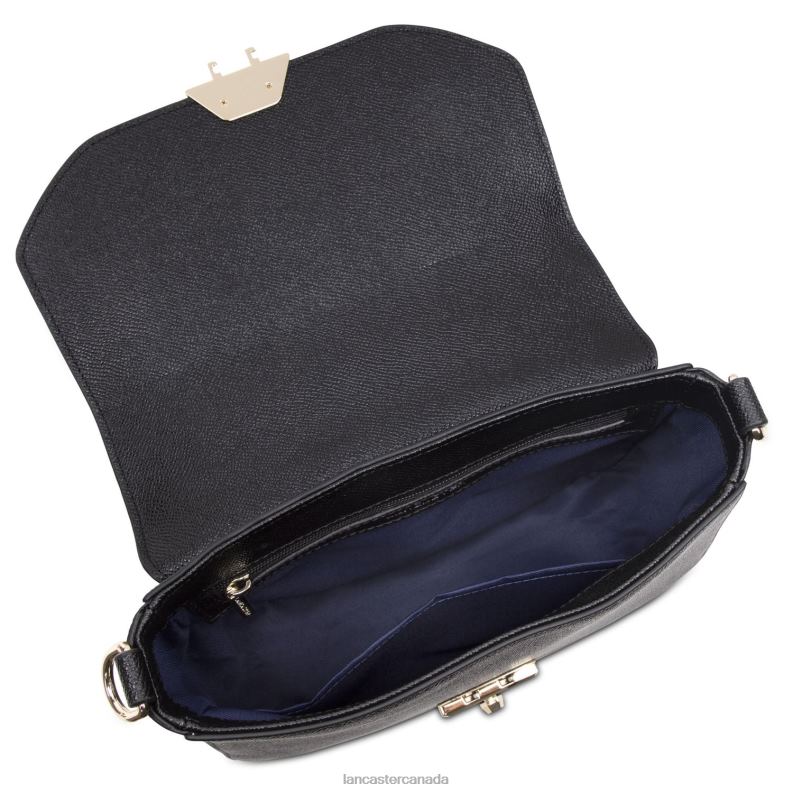 Women Shoulder Bag Delphino 4J6H3859 Bag Noir Lancaster Paris