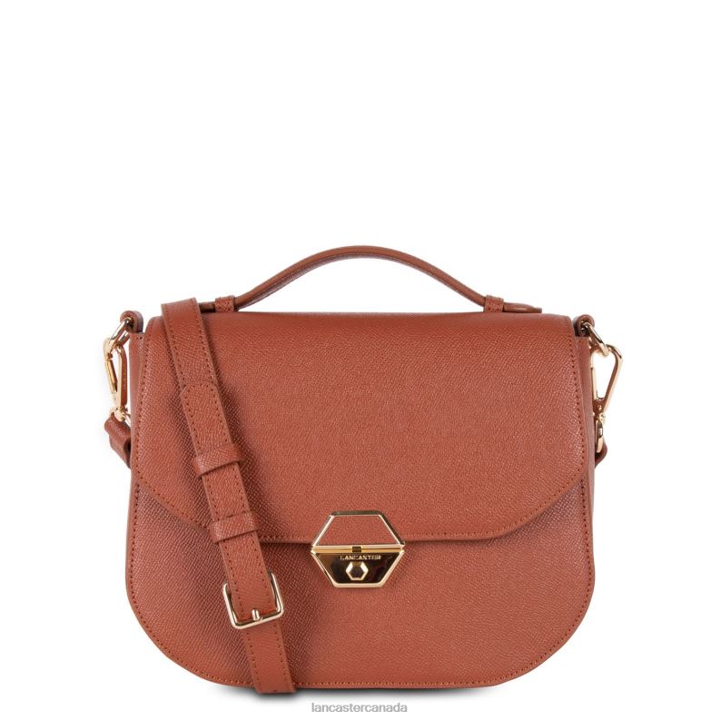 Women Shoulder Bag Delphino 4J6H3860 Bag Noisette Lancaster Paris