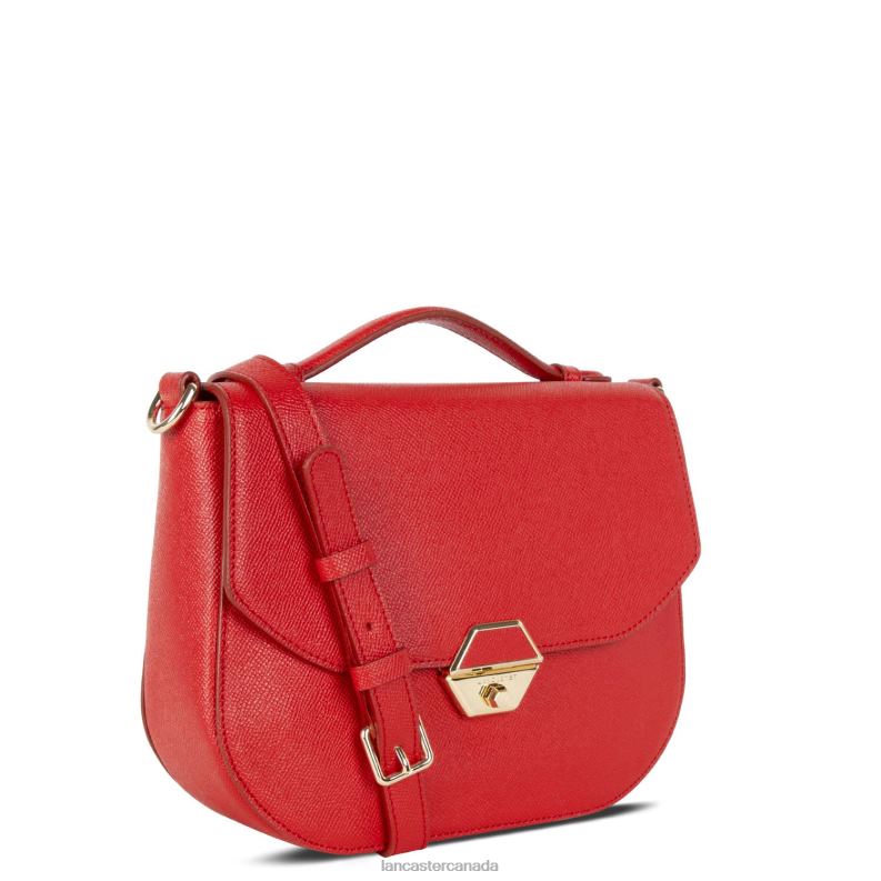 Women Shoulder Bag Delphino 4J6H3861 Bag Rouge Lancaster Paris