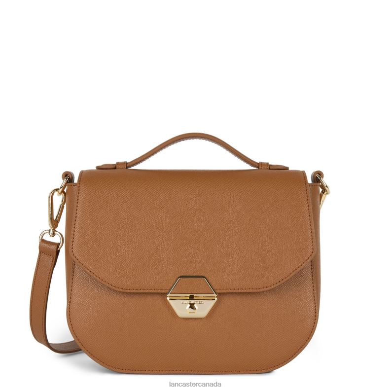 Women Shoulder Bag Delphino 4J6H3862 Bag Camel Lancaster Paris