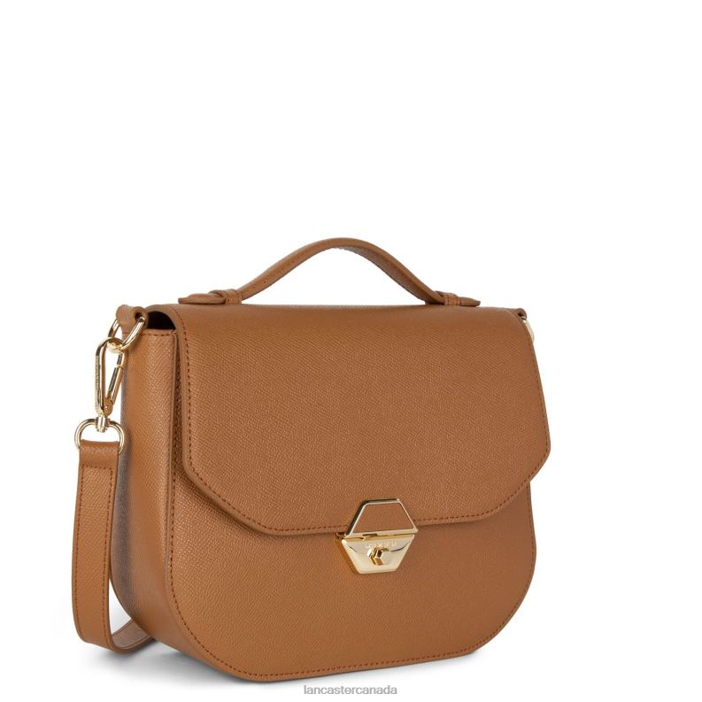 Women Shoulder Bag Delphino 4J6H3862 Bag Camel Lancaster Paris